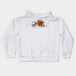 Snake and Blossom Kids Hoodie